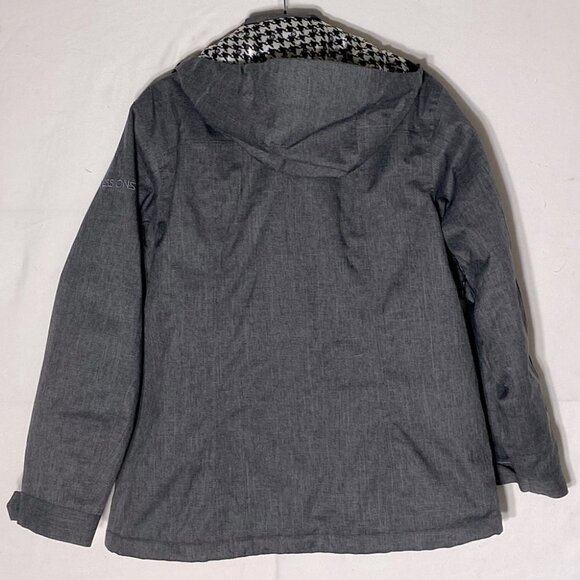 SESSIONS Grey Snowboard Ski Winter Jacket Coat With RECCO M - Picture 2 of 15